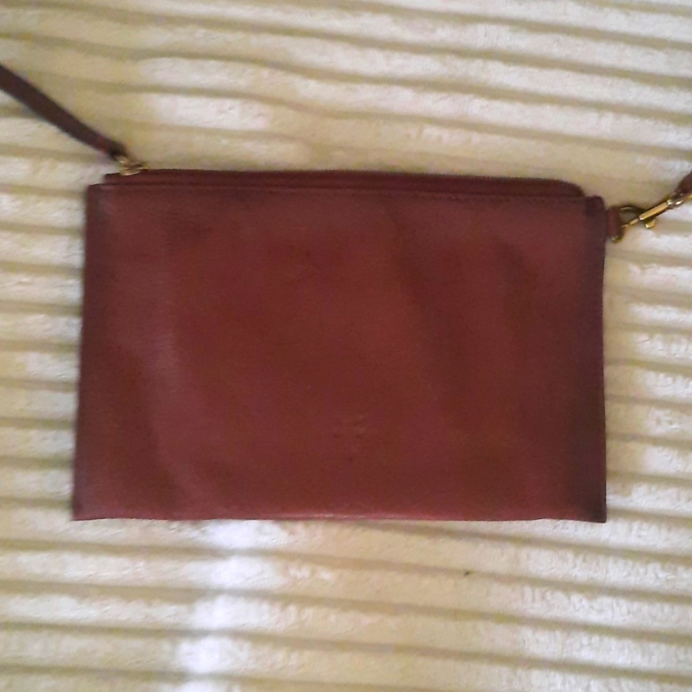 Frye Brown Leather Clutch